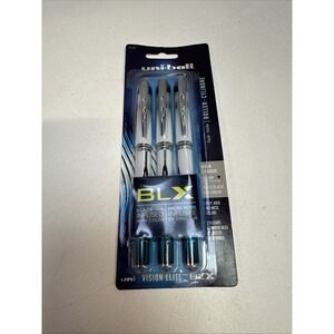 uniball™ Vision Elite BLX Rollerball Pens, Bold Point (0.8mm), Blue BLX Ink, ...